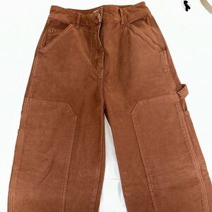 Aritzia Wilfred free brown cargo pants